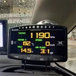 Original Lufi X1 revolution OBD OBD2 meter Smart Digital Multi English Version Gauge for car 2
