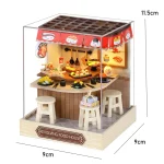 Magic Wooden Doll House Mini Kit DIY Handmade Assembly Model Building Room Bedroom Decoration 3D Puzzle Girl Toy Birthday Gifts 6