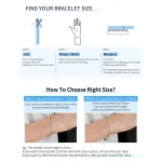 KNOBSPIN D VVS1 Moissanite Tennis Bracelet Original s925 Sterling Silver Plated 18k White Gold with GRA Bracelets for Women Man 6