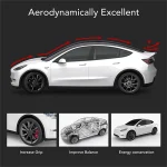 ModelY Juniper 2025 Spoiler Model3 Highland 2024 Accessories Rear Spoilers Wings for Tesla 3/Y 2017-2023 Auto Exterior Parts HOT 4