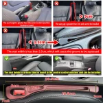 Car Seat Gap Filler Side Seam Plug Strip Leak-proof Filling Strip For All Car Model Wallet Phone Holder Car Accessories 2