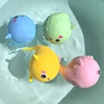 Baby Bath Toys Sponge Water Absorbing Whale Squeezing Stress Relief Toys Summer Swimming Play Water Toy for Children Squishy Kid 2