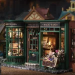 Magic Shop DIY Wooden Dollhouse Miniature Doll House Kit with Furniture Roombox Retro Home Model Toy for Children Gift 3