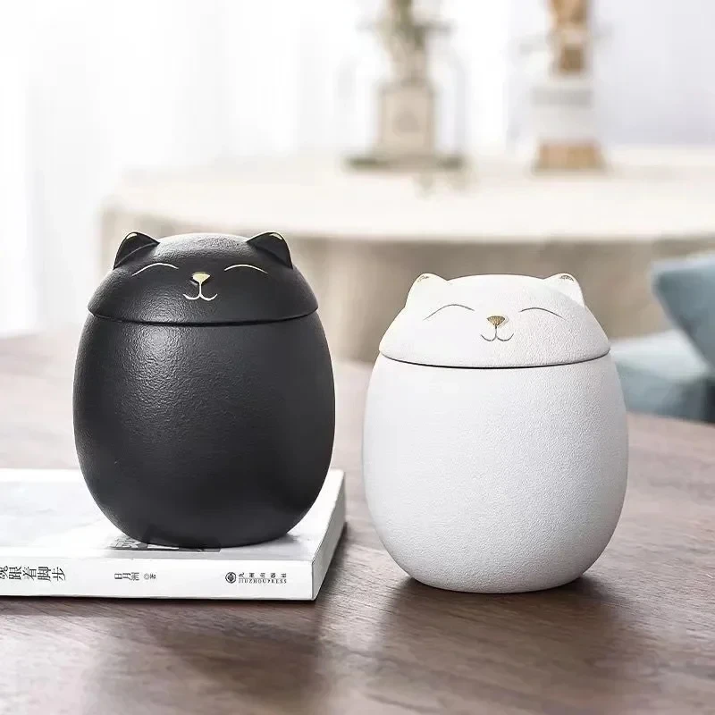 170ml Urn for Pet Ashes Cat Shape Memorial Cremation Urns-Handcrafted Black Decorative Urns for Funeral Cat urn Dog urn 170ml Urn for Pet Ashes Cat Shape Memorial Cremation Urns-Handcrafted Black Decorative Urns for Funeral Cat urn Dog urn