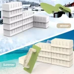 Children Beach Toys Shovel Sandbox Castle Building Sand Brick Walls Molds Tools Winter Outdoor Snow Play Games Kids Sands Toys 3