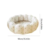 Bear Inflatable Swimming Pool Olive PVC Baby Ball Pit Fence Petal Shape Korean Style Play Water Bathtub Play Sensory Place Mat 4