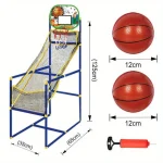 Enjoyable Arcade Basketball Game Set - Indoor/Outdoor Dual Play, Easy Setup with Pump & Balls, Ideal Holiday & Birthday Gift 2