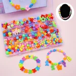 DIY Handmade Beaded Girls' Beaded Educational Toys Jewelry Bracelet Necklace Jewelry Beaded Gift Box Holiday Gifts 5