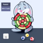 Educational Games Dart Board Baby Toy Stickey Ball Dart Indoor Sports Child Montessori Games for Children 3 to 7 Years 4