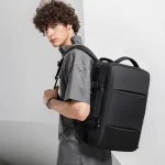 BANGE Expandable Men's Backpack Waterproof 17.3 in Laptop Backpack Man Large Capacity Hiking Travel Bag Male Backpacks for Men 6