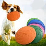 Silicone Flying Saucer Funny Dog Cat Toy Dog Game Flying Discs Resistant Chew Puppy Training Interactive Pet Supplies 6
