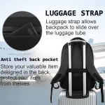 Man Backpack Men Travel Bag Outdoor Camera Lens Bag Black Ergonomics Laptop Bag Large Capacity Mountaineering Waterproof Handbag 6