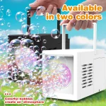 10 Hole Stage Outdoor Bubble Blowing Toy Kindergarten Handheld Small Double Hole Bubble Machine without Battery and Bubble Water 4