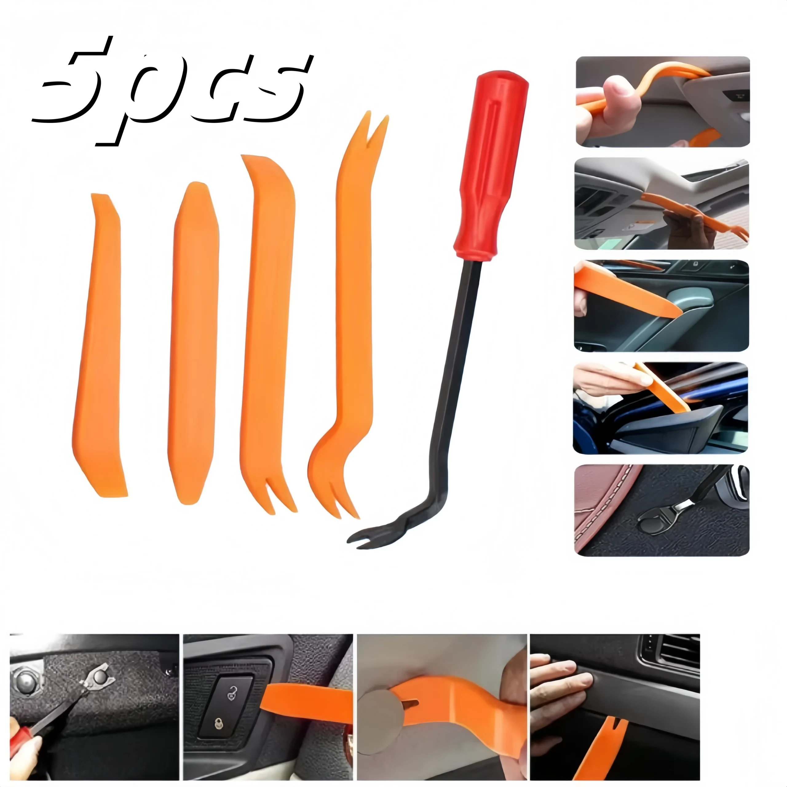 Auto Door Clip Panel Trim Removal Tool Kit Car Interior Repair Set Plastic Screwdriver Metal Pliers Puller Clip Extractor Auto Door Clip Panel Trim Removal Tool Kit Car Interior Repair Set Plastic Screwdriver Metal Pliers Puller Clip Extractor