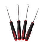 4pcs Car Pick Hook Set O Ring Oil Seal Screwdrivers Puller Remover O-Ring Seal Gasket Auto Repair Tools 3