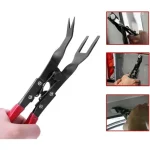Car Clip Removal Pliers Tools Auto Body Panel Door Fastener Push Pin Trim Removal Tool Kit Automotive Pry Tool Repair Set 3