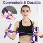 Four-Tube Pedal Tensioner Multi-Functional Household Fitness Equipment Yoga Abdominal Strengthening Elastic Band Tension Rope 3