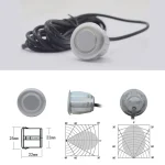 8 Parktronic Parking Sensors Kit Reversing Front and Rear Car Backup Radar Detector Backing Assistance Sound Aler AID 5
