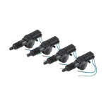 Hippcron Car Lock Door Remote Control Keyless Entry System Locking Kit with 4 Door Lock Actuator Universal 12V 4