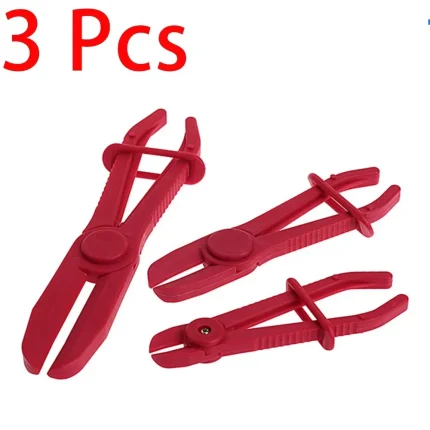 3Pcs/Set Hose Tube Clampc Pliers Tool Brake Fuel Water Line Clamp Pliers for Car Repair Hose Clamp Removal Hand Tool