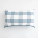 LEEJOOM Light Blue Baby Blue Pillow Covers Plaid Home Decorative Sofa Cushion Cover 30x50cm/45x45cm 1PC 5