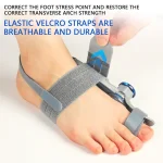Unisex Bunion Corrector Foot Hallux Valgus Braces Rotatable Toe Separator Straightener Adjustable Pedicure Finger Toe Corrector 4