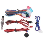 Car Alarm Remote Universal Car Alarm Security  System Keyless Entry with 2 Remote Controls Siren Car Security System 6