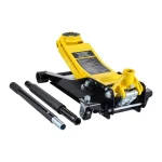 SucceBuy 2T Low Profile Floor Jack Iron Hydraulic Racing Floor Jack Hydraulic Car Jack with Single/Dual Piston Quick Lift Pump