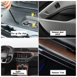 Auto Door Clip Panel Trim Removal Tool Kit Car Interior Repair Set Plastic Screwdriver Metal Pliers Puller Clip Extractor 2