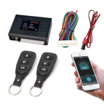 Universal Car Alarm System with Remote Keyless Entry and APP Control