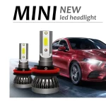 2Pcs car LED headlights C1 26000lm 80W COB  chip 3000k/4300k/6000k/8000k lime  h4 h7 h1 LED headlights 9005 h7 h11 LED lights 3