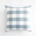LEEJOOM Light Blue Baby Blue Pillow Covers Plaid Home Decorative Sofa Cushion Cover 30x50cm/45x45cm 1PC 6