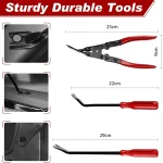 Car tools Car Interior Disassembly kit plastic trim removal tool car clips puller diy Panel Tools for auto trim puller set 4