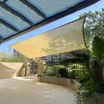 Beige shading net, UV protection, plant shed, outdoor sunshade, mesh, HDPE sunscreen fabric sunshade 5