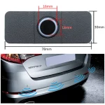 GreenYi Car Parking Sensor Assistant Parktronics 4 Black/Silver/White 13mm Flat Sensors Reverse Radar Sound Buzzer Alarm Sound 3