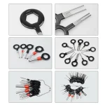 Car Terminal Removal Wire Plug Connector Lugs Extractor Puller Release Pin Extractor Kit For Automobiles Repair Hand Tools 6
