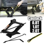 Hand Cranked Scissor Jack 08T 1T 2T Portable Labor Saving Car Jack Car Repair Tire Replacement Special Tool for SUV 2