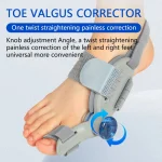 Unisex Bunion Corrector Foot Hallux Valgus Braces Rotatable Toe Separator Straightener Adjustable Pedicure Finger Toe Corrector 5