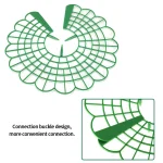 Green Strawberry Planting Stand Plastic Plant Support Cage Garden Anti-rot Strawberry Growing Racks Holder with 3/4Sturdy Legs 6