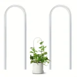 U-shaped acrylic plant climbing frame, transparent and durable, suitable for indoor vine and flower pot support 3