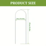 U-shaped acrylic plant climbing frame, transparent and durable, suitable for indoor vine and flower pot support 2