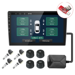 USB Android TPMS Tire Pressure Monitoring System with 5 Sensors for Car Navigation Radio