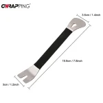 Car Interior Clip Panel Trim Hand Tools Stainless Steel Durable Trim Removal Level Pry Plate Buckle Driver for Car Accessories 6