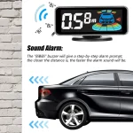 4pcs/8pcs Probes Rear Reversing Radars System LCD Display Car Parking Sensor Distance Detection Sound Warning Buzzer 3