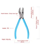 Multifunctional Diagonal Pliers Car Clip Pliers Car Rivet Tightening Pliers Wire Stripping Plier Staple Screwdriver Removal Tool 6