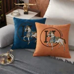 Luxury-Style Fashion Cable Knit Creative Print Soft and Comfortable Throw Pillow Cover 2