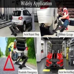 Hand Cranked Scissor Jack 08T 1T 2T Portable Labor Saving Car Jack Car Repair Tire Replacement Special Tool for SUV 6