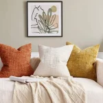 Chenille Pillowcase Bamboo Yarn Texture Throw Pillow Covers Solid Sofa Cushion Covers for Home Bedroom Living Room Decor 2