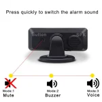 8 Parktronic Parking Sensors Kit Reversing Front and Rear Car Backup Radar Detector Backing Assistance Sound Aler AID 3