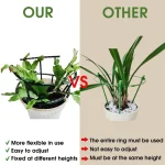 Plastic Plant Support Pile Stand Plant Support Pile for Flowers Greenhouses Arrangement Fixing Rod Holder Garden Tools 6